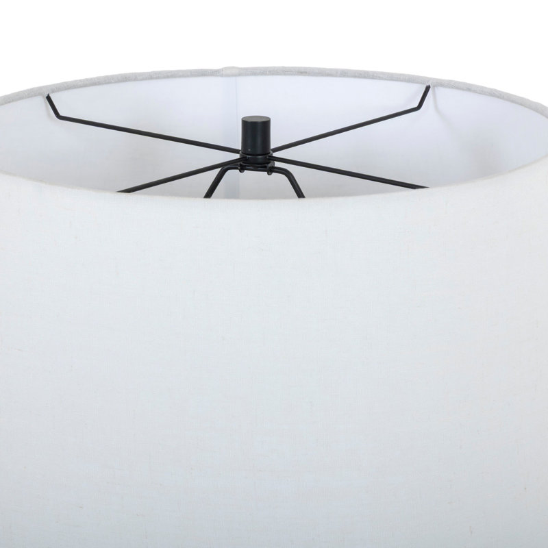 Daxton Table Lamp, Light Mappa Burl