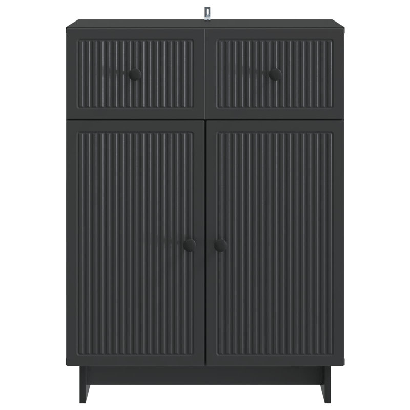66cm Sideboard, Black