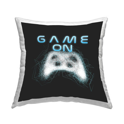 Conception de coussin décoratif imprimé "Game On" par Danhui Nai