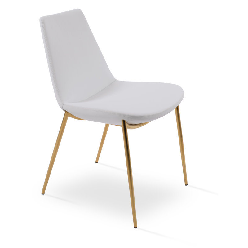 Chaise de salle à manger Eiffel Eiffel, Poudre d'os, Blanc