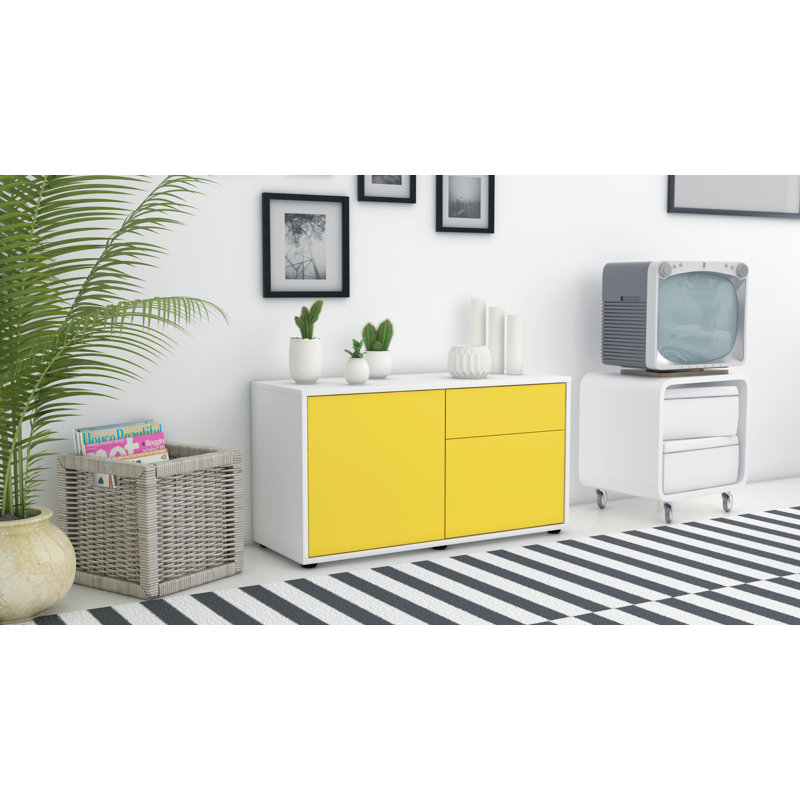 Montrose Sideboard, White/Yellow