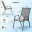 Ensemble de 6 chaises de patio empilables Wittig-1737611357-1737611356