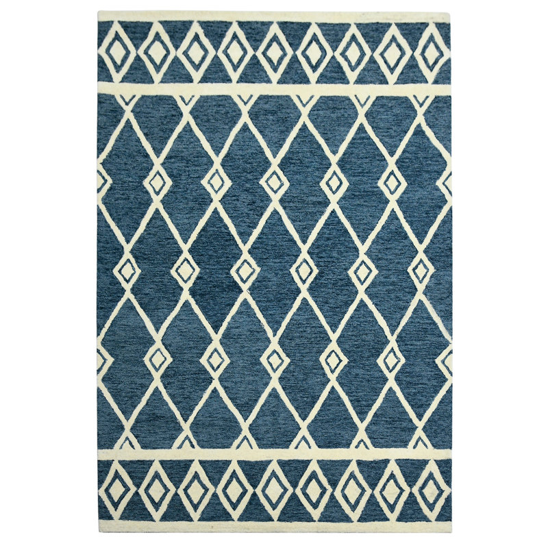 Gittel Wool Geometric Indoor Rug, Rectangle 8' x 10'
