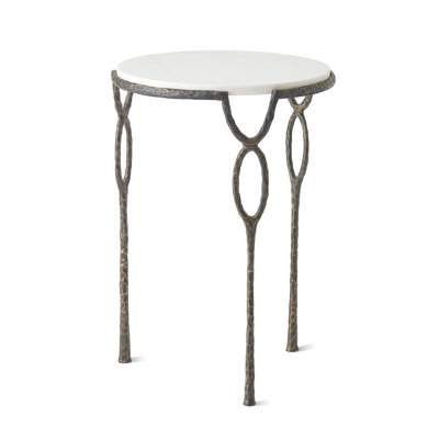 Chiseled Loop Table-Gold Leaf