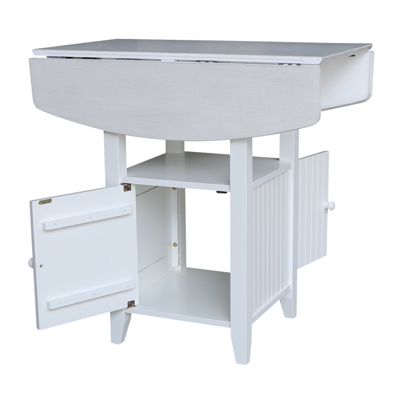 Dungonnell Calumet Counter Height Drop Leaf Solid Wood, 5