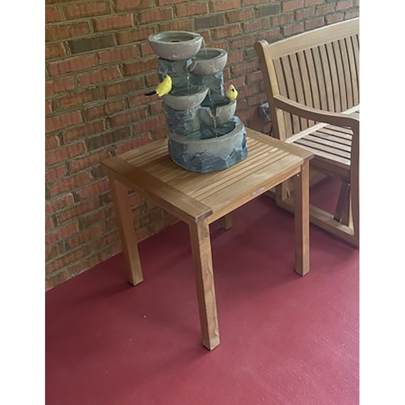 Table d'appoint extérieure Holstone, H 24 po x l 24 po x L 24 po