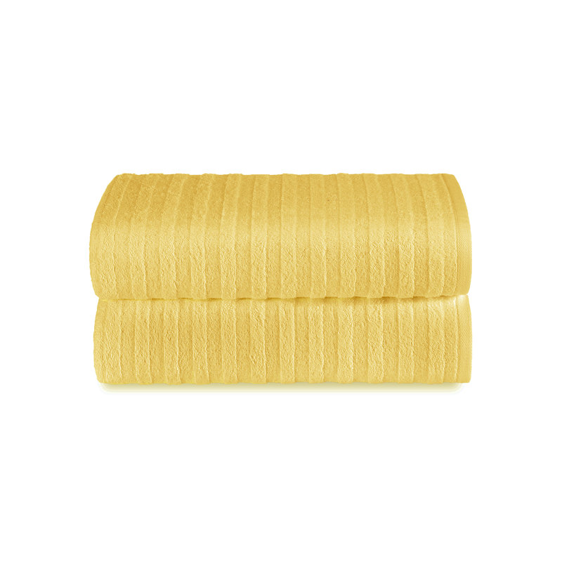Draps de bain Hawaii, Jaune