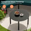 Ensemble de conversation pour terrasse 8 personnes avec table basse-129453416