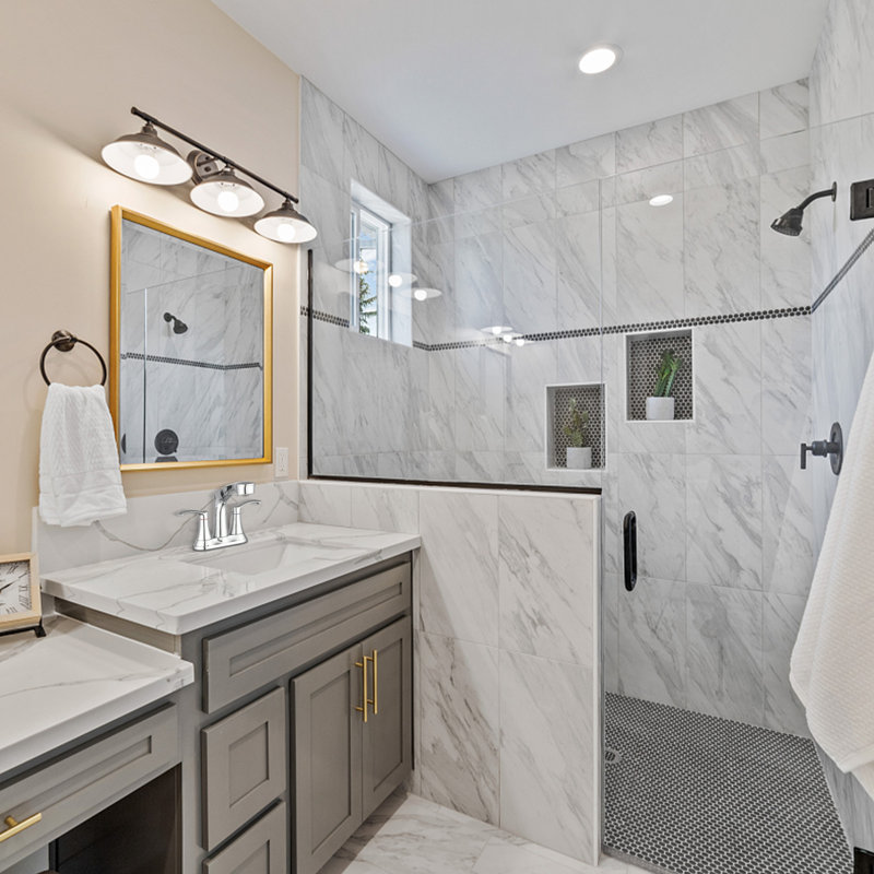 2-handle Bathroom Faucet, Chrome