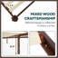 Jamerian Solid Wood Platform Bed Frame Without Headboard, Modern Bed-1257517945-1269057371