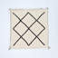 Housse de coussin géométrique carrée