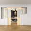 Portes coulissantes intérieures en verre givré pour garde-manger-102074012