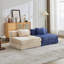 Canapé-lit de plancher convertible à compression avec structure de forme fixe, canapé modulaire à assise simple sans os, sans assemblage, idéal pour plusieurs espaces-197635207