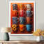 Tasse de café rouge et bleu Boho Morning I - Coffee Wall Art Living Room-457797690-457797691
