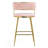 26'' Counter Height Bar Stools Corduroy Kitchen Island Counter Bar Stool With Back Only Chairs, Not Including Tables