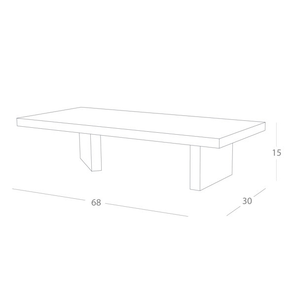 Alastor Modern Oval White Concrete Coffee Table + Reviews