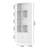 71" Tall Bookshelf With 6 Cubes And 2 Doors, 4-tier Bookshelf, Open Shelf Bookcase With Cabinet, Modern Cube Storage Organizer For Living Room, And Office, White-1153802130