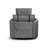 Cozy Soft Swivel Power Recliner with Adjustable Headrest and Footrest-374319927
