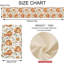 DAVBNM Autumn Table Runner, Pumpkins Autumn Decorations, Seasonal Fall Kitchen Dining Table Decoration for Home Party Decor 33x183 cm