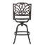 Tabouret pivotant en fonte d'aluminium