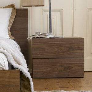 Aurora 2 Drawer Nightstand