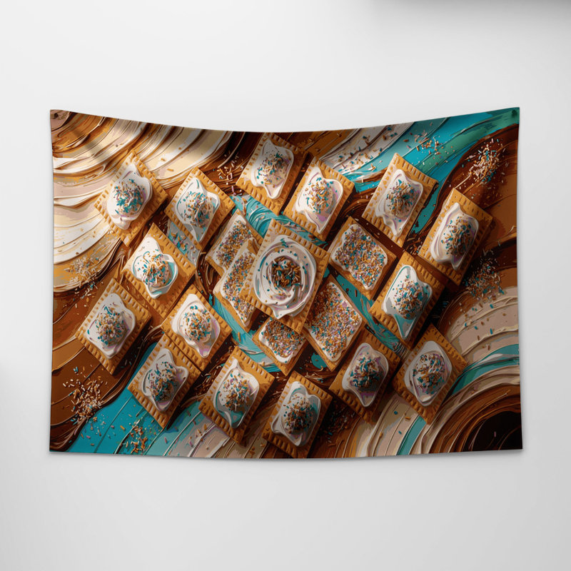 Tapisserie murale Desserts Pop Tarts, 88 po x 104 po