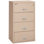 Fireproof 31.1875'' Wide 4 -Drawer Steel File Cabinet