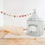 3 Sprouts - Tunnel de jeu en tissu recyclé pour enfants - Beige