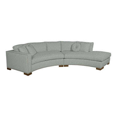Michael Weiss 2-Piece Curved Sectional