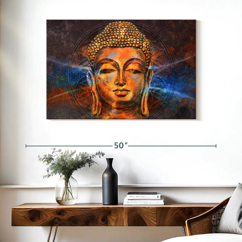 Leisha Buddha Purnima, 26" H x 39" W