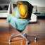  Coussin de bureau abstrait fractal-29288447-29288449