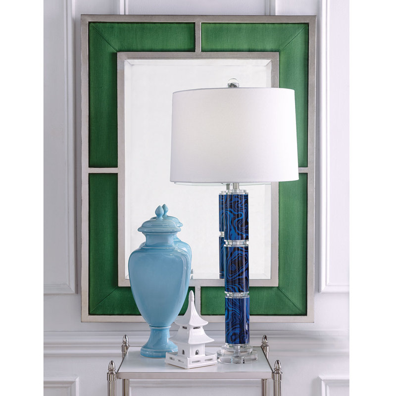 Malachite Lamp, Blue/Black