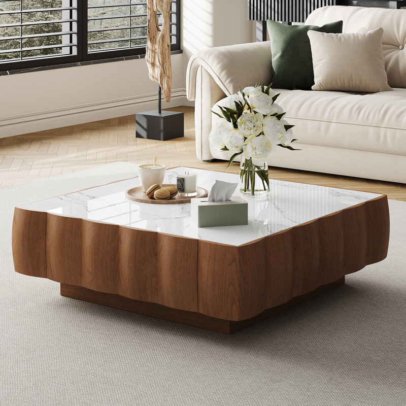 Table basse de salon 36 po x 36 po L 36 po x l 36 po