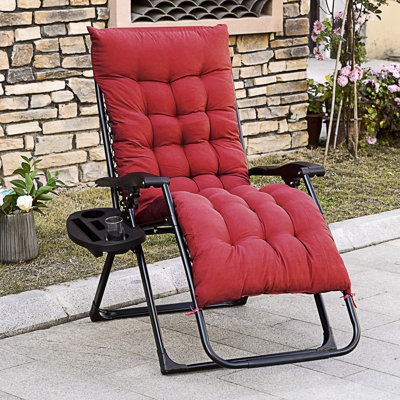 Chaise longue inclinable avec coussin rembourré Zero Gravity
