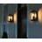 Merideth Outdoor Wall Sconce in Black-930438895