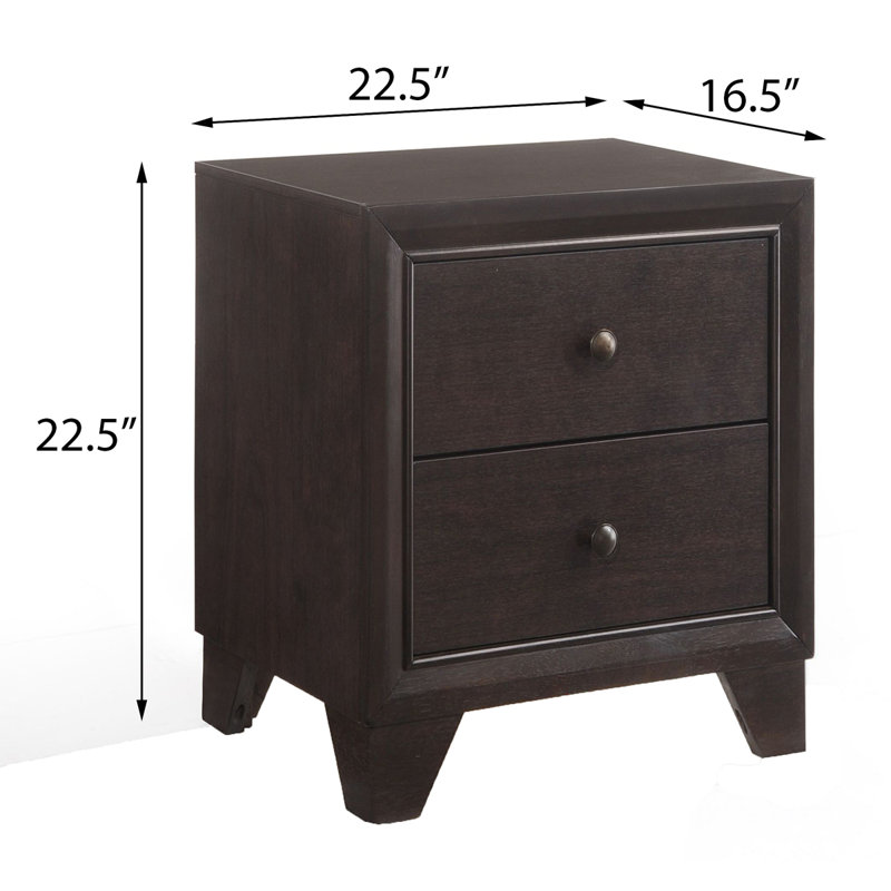 2-Drawer Nightstand