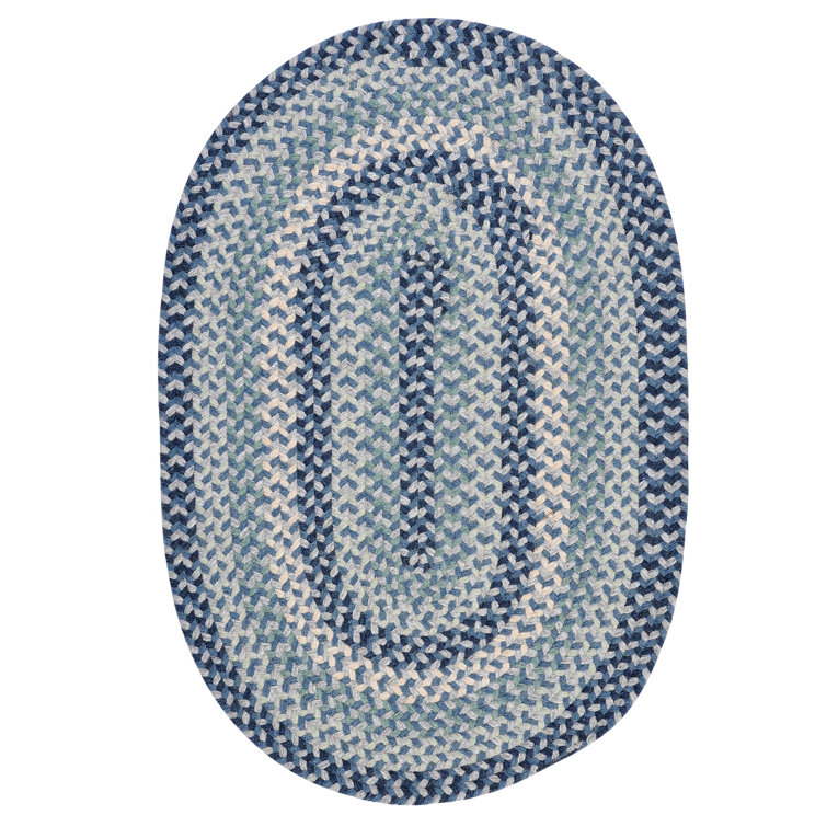Tapis réversible en laine mélangée Lettie