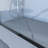 56 - 60"x70" Shower Door, Aluminum Alloy Frame, Double Sliding, 8mm Tempered Glass, Black Hardware, Bathroom, Waterproof, Simple Install Procedure Enclosure, Matte Black, Effortless Way