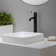 Elavo Ceramic Square Drop-In Bathroom Sink with Overflow