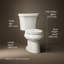 Wellworth™ 1.6 GPF Elongated Two-Piece Toilet (Seat Not Included)-10397105-101431843