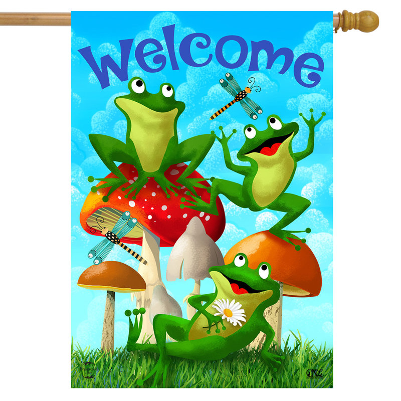 Drapeau «Happy Frogs House»