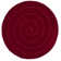 Spiral area rug Hand Tufted Circle Red