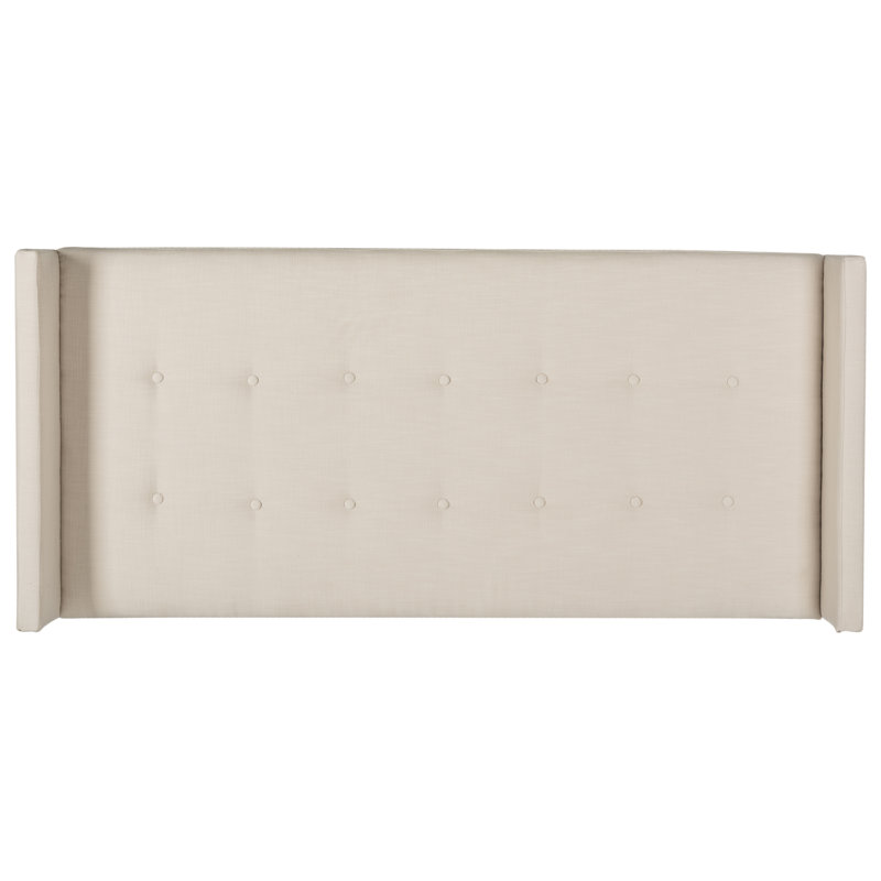 Davin Upholstered Headboard, Full, Beige