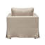 Chaise Savannah en lin naturel sable-79031476