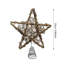 25 cm Rattan Shatterproof Tree Topper