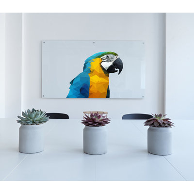 Polygonal Parrot Wall Decal