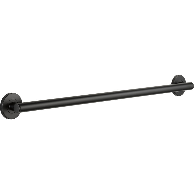 Bath Safety 36" Grab Bar, Matte Black