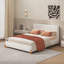 Lit rembourré Elegant Boucle, pièce maîtresse luxueuse et confortable de la chambre à coucher-16100809