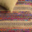 Tapis tressé à la main en coton / jute tissé à la main en rouge-1666770426