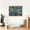  «Crazy Abstract Gardens No. 2» par Lindsey McAlister, art mural sur toile, 16 po x 12 po
